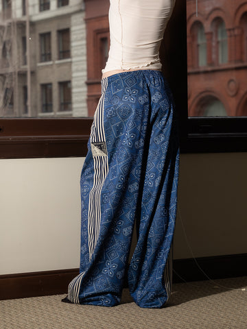 Kapital Smooth Cookie Bandana Baggy Track Pant - Stand Up Comedy