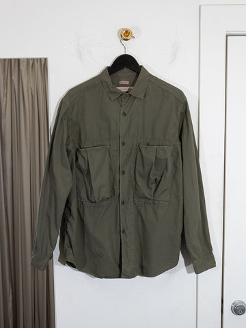 Kapital Broad Cloth Anorak Shirt, Khaki