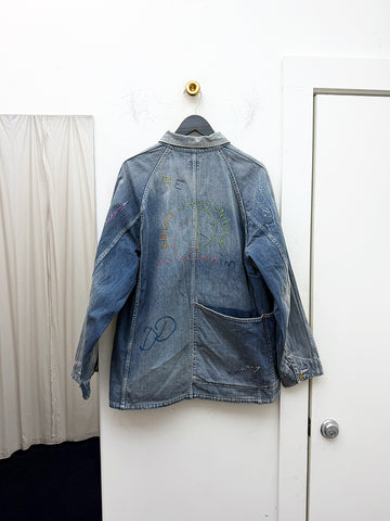 Kapital Kountry 12oz Denim Cactus Coverall (Memorial Embroidery Model)
