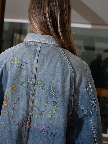 Kapital Kountry 12oz Denim Cactus Coverall (Memorial Embroidery Model)