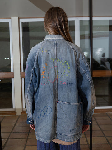 Kapital Kountry 12oz Denim Cactus Coverall (Memorial Embroidery Model)