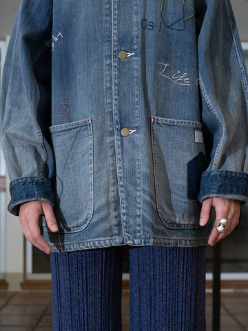 Kapital Kountry 12oz Denim Cactus Coverall (Memorial Embroidery Model)