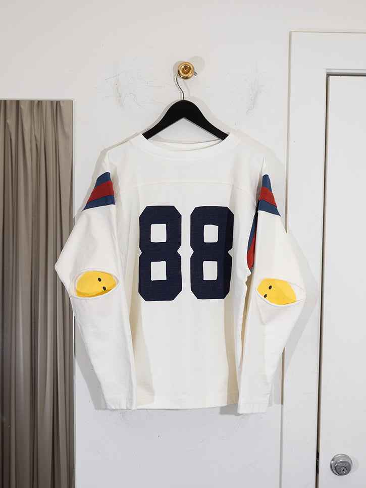 KAPITAL 88 JERSEY ポロシャツ 白 サイズ2 KAPITAL ホワイトポロシャツ サイズ2 - メルカリ