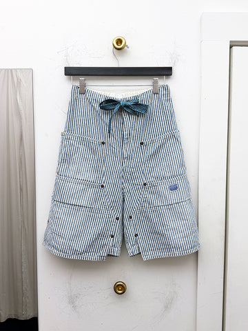 Kapital 10oz Hickoree W-Knee Easy Shorts
