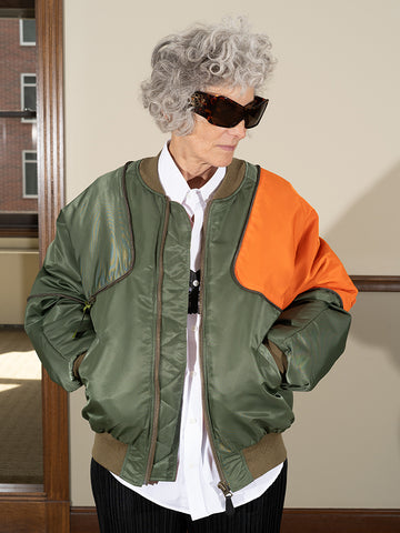 Kapital MA-1 Nylon Sham Bomber Jacket