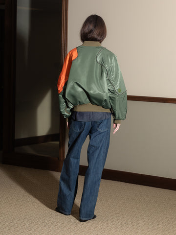 Kapital MA-1 Nylon Sham Bomber Jacket - Stand Up Comedy