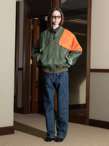 Kapital MA-1 Nylon Sham Bomber Jacket