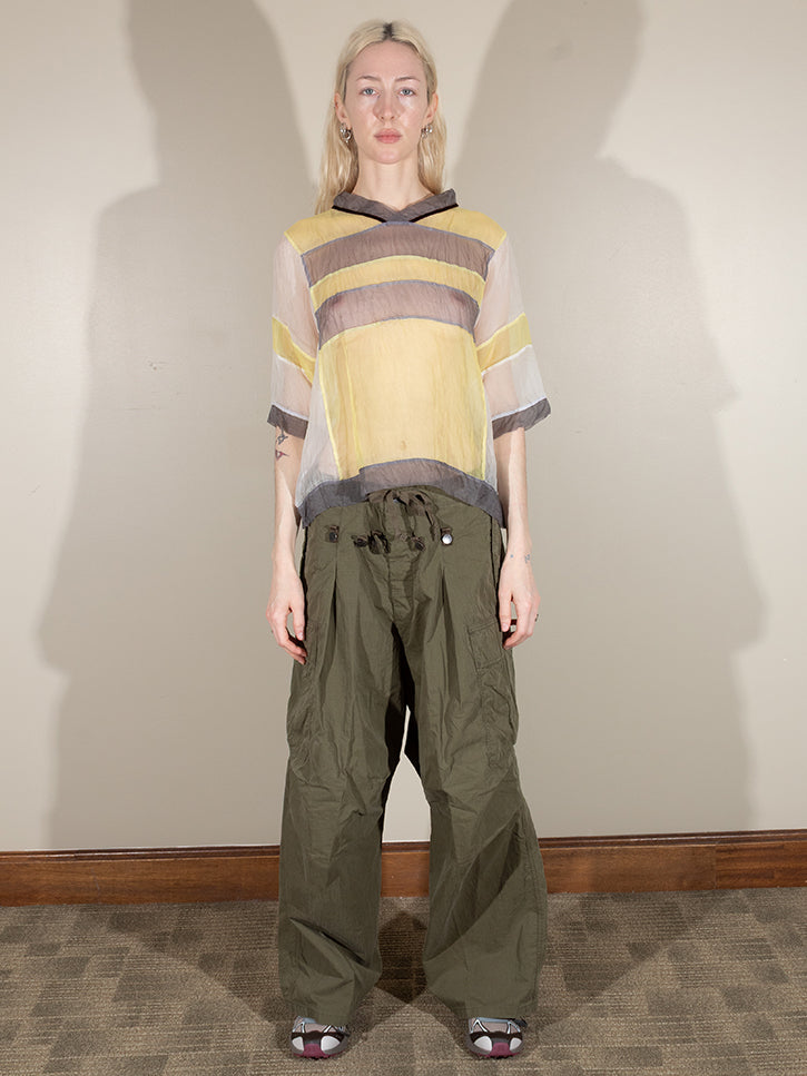 Kapital Rip Stop Jumbo Cargo Pants at Stand Up Comedy