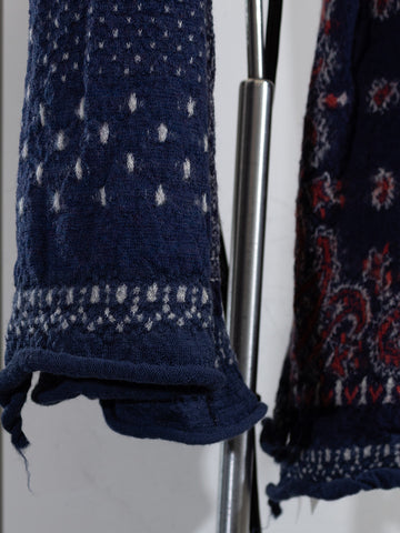 Kapital Fulling Wool Happy Scarf, Bandana Patchwork - Stand Up Comedy