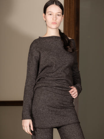 Lauren Manoogian Askew Layer Pant, Blackened