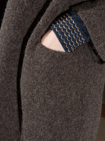 Lauren Manoogian Long Shawl Cardigan, Patina