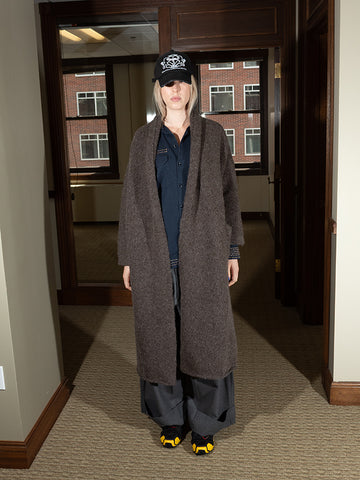 Lauren Manoogian Long Shawl Cardigan, Patina