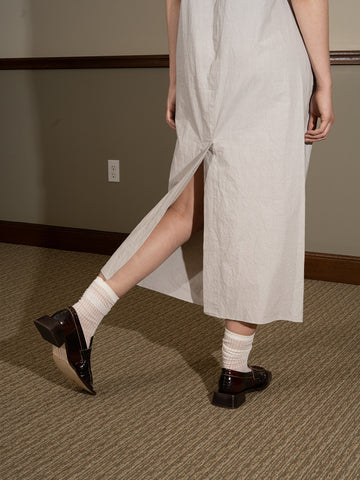 Lauren Manoogian Ripstop Dress, Ash - Stand Up Comedy