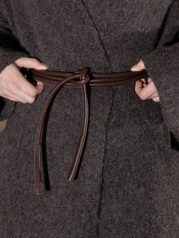 Lauren Manoogian Rope Belt, Saddle