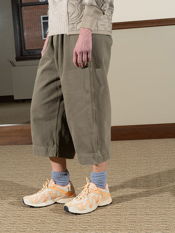 Lauren Manoogian Washed Crop Trouser, Fatigue - Stand Up Comedy