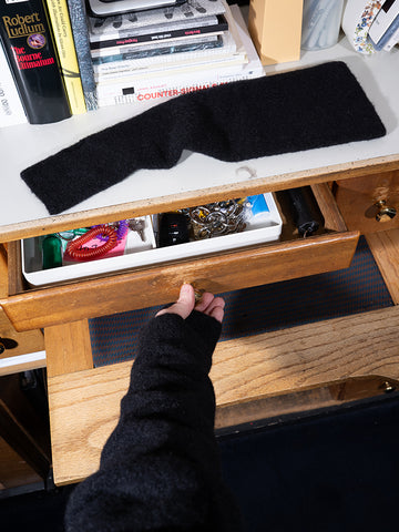 Lauren Manoogian Felt Fingerless Gloves
