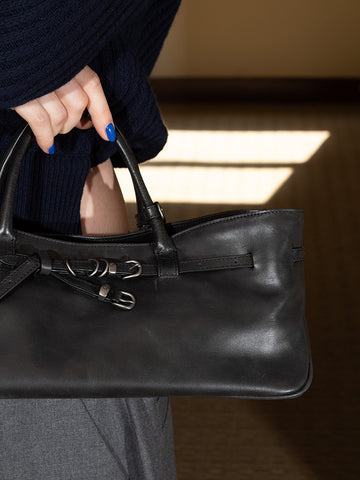 Marge Sherwood Grandma Used Bag, Black Pull Up