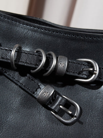 Marge Sherwood Grandma Used Bag, Black Pull Up