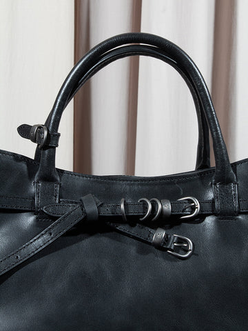 Marge Sherwood Grandma Used Bag, Black Pull Up