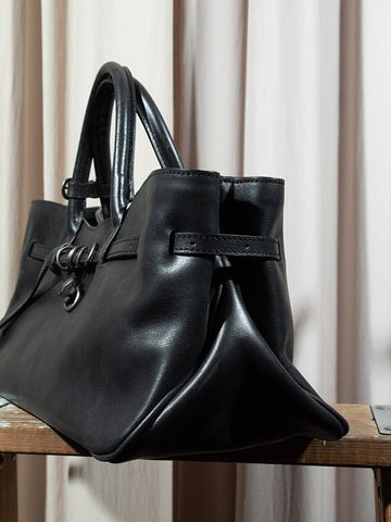 Marge Sherwood Grandma Used Bag, Black Pull Up