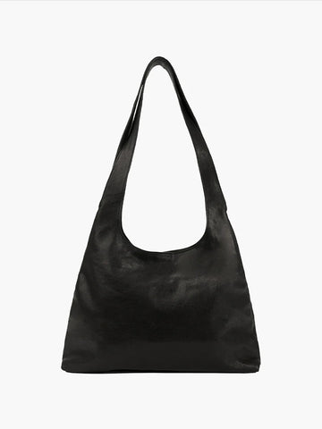 Marge Sherwood Halter Hobo, Black Washed Nappa