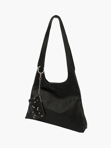 Marge Sherwood Halter Hobo, Black Washed Nappa