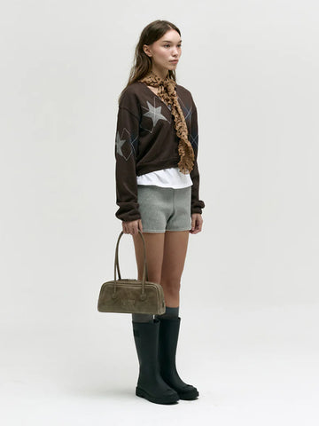 Marge Sherwood Soft Boston EW Bag, Etoffe Pull Up