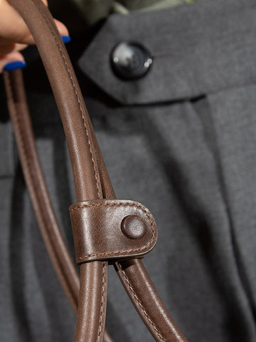 Marge Sherwood Soft Boston Bag, Washed Brown