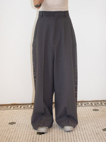 Maison Margiela MM6 Oversized Grey Trouser - Stand Up Comedy