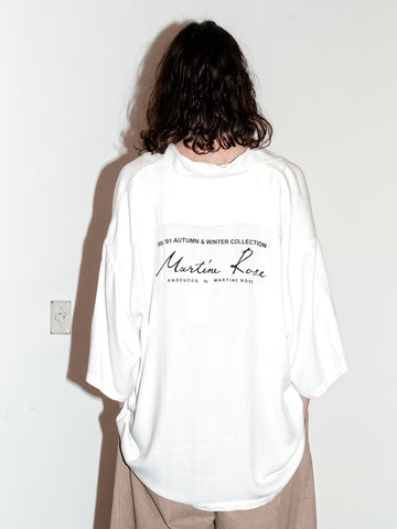 Martine Rose Boxy Hawaiian Shirt, Scribble