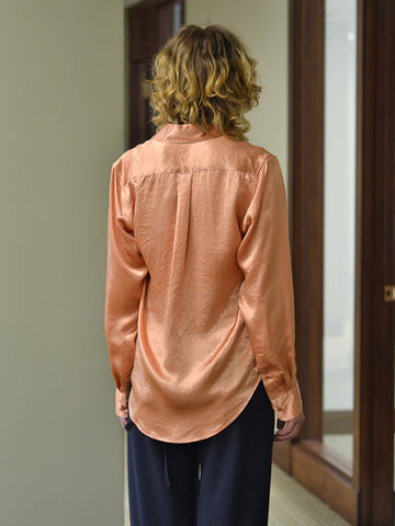 Martine Rose Classic Long Sleeve Shirt, Peach
