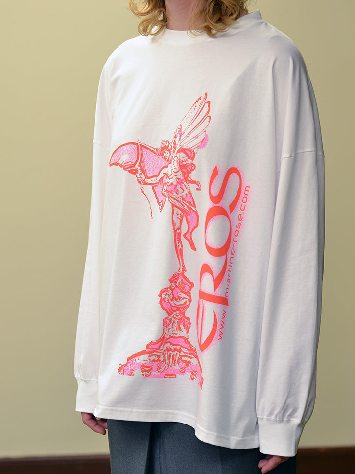Martine Rose Pink Printed Long Sleeve T-Shirt