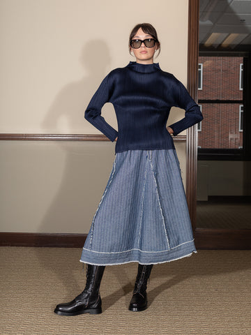 Mera Cord Lace Tall Boots, Black