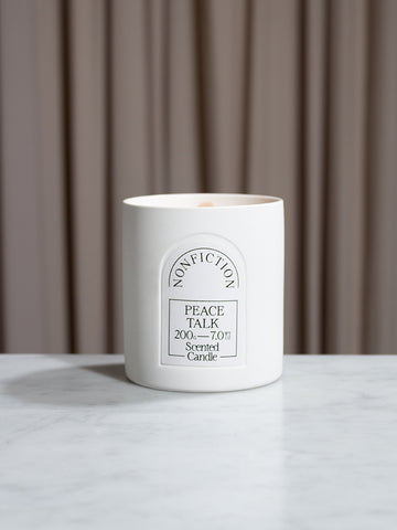 Nonfiction Candle, Peace Talk, 200g