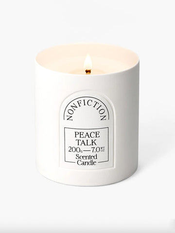 Nonfiction Candle, Peace Talk, 200g