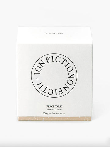 Nonfiction Candle, Peace Talk, 200g