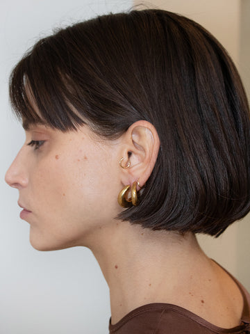 Panconesi Blow Up Stellar Earrings, Gold