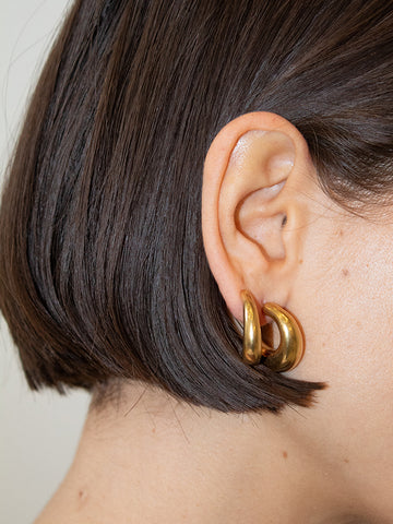 Panconesi Blow Up Stellar Earrings, Gold - Stand Up Comedy