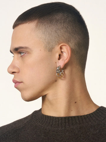 Panconesi Pierced Hoops, Mixed