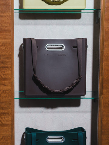 Parsel East West Clutch, Medium, Nightshade