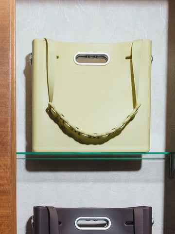 Parsel East West Clutch, Medium, Oxide