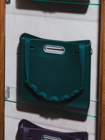Parsel East West Clutch, Medium, Velvet
