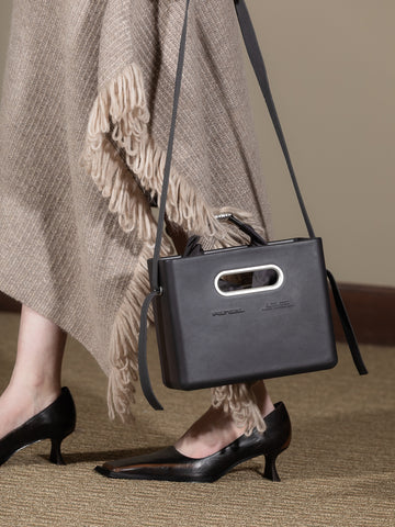 Parsel East West Tote, Small, Deep