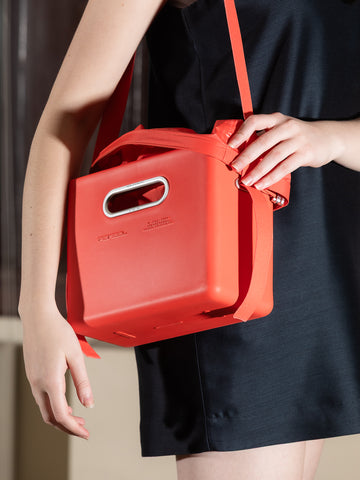 Parsel East West Tote, Small, Priority