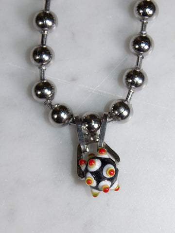 Perfume Studio Baby Punk Steel Necklace, Various Bead Colors, 17"