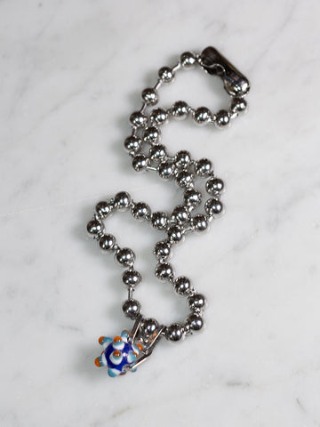 Perfume Studio Baby Punk Steel Necklace, Various Bead Colors, 19"