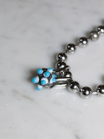 Perfume Studio Baby Punk Steel Necklace, Various Bead Colors, 19"