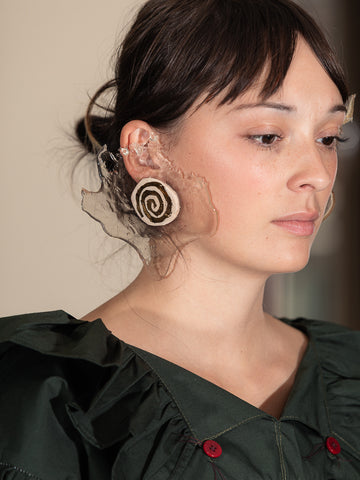 Perfume Studio Rubber Spiral Earrings