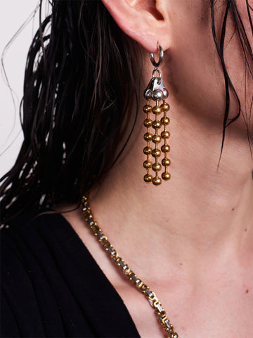 Perfume Studio Tripple Steel Earrings, Gold