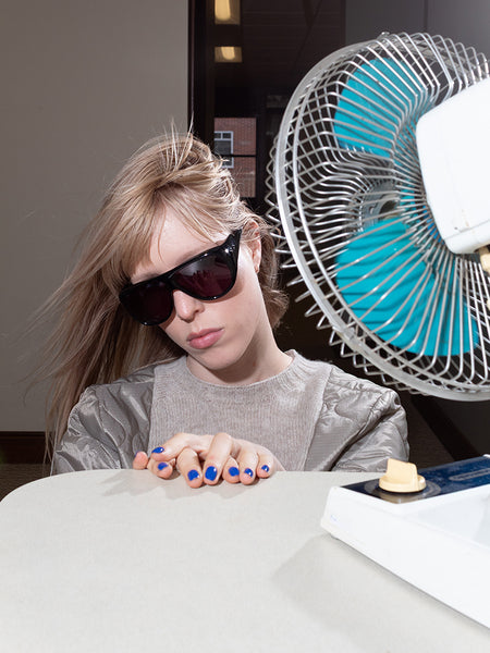 Port Tanger Gambia Sunglasses, Black/Black | Stand Up Comedy